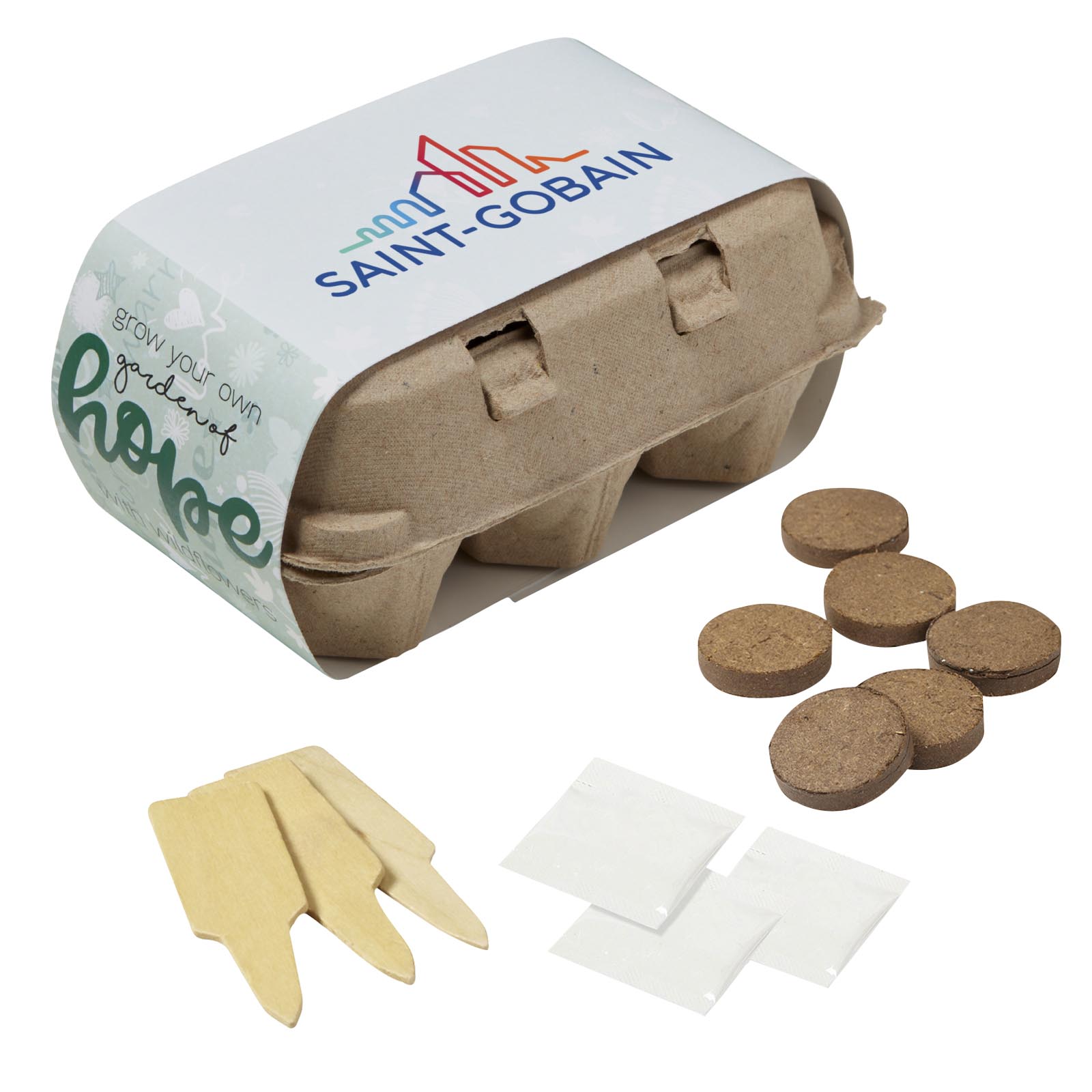 Green Grow Your Own Garden of Hope Planter Kit