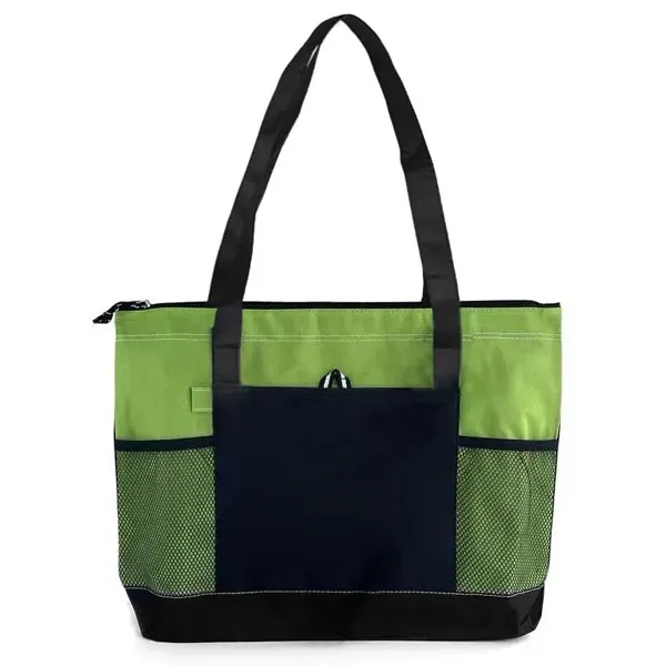 Customized 600D Polyester Zippered Tote Bag 7
