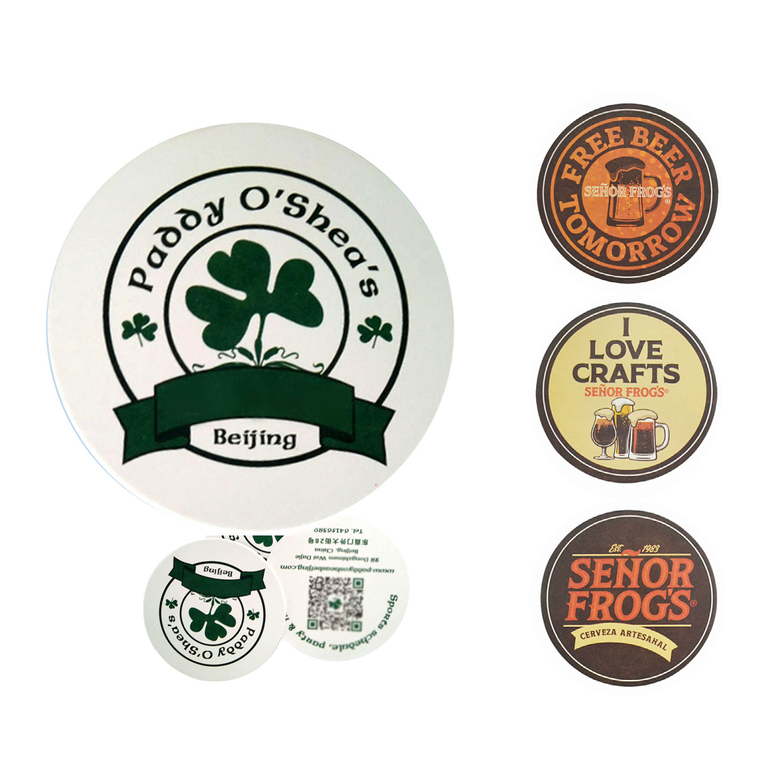 Cardboard Paper Cup Coasters 3