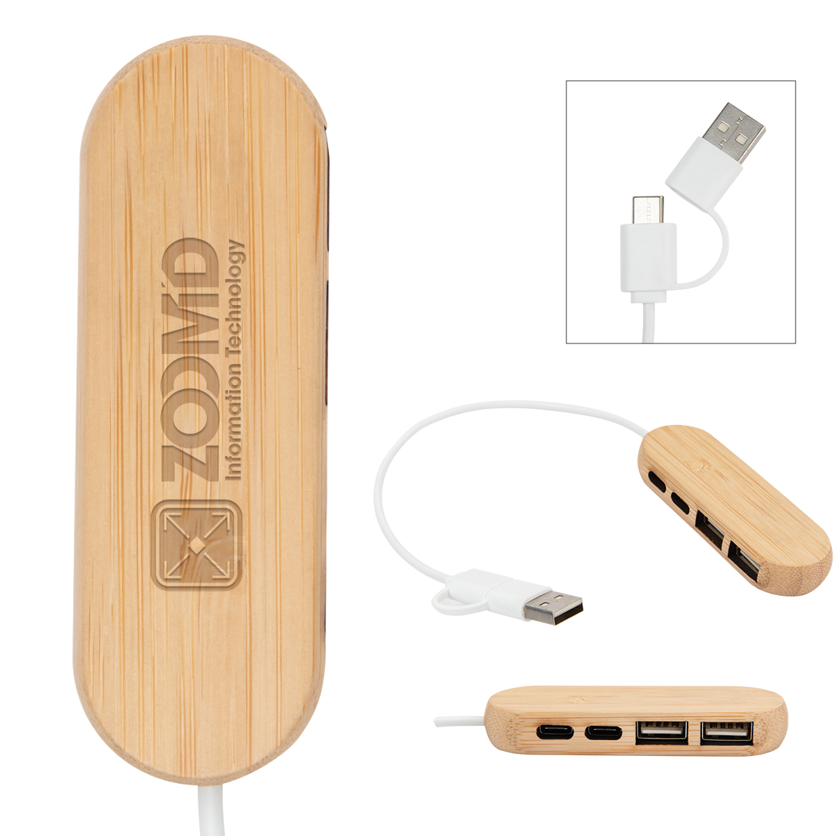 Dual Input Bamboo Hub 2