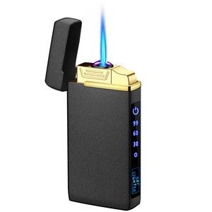 3 In 1 Dual E Arc Jet Lighter With Flashlight 4