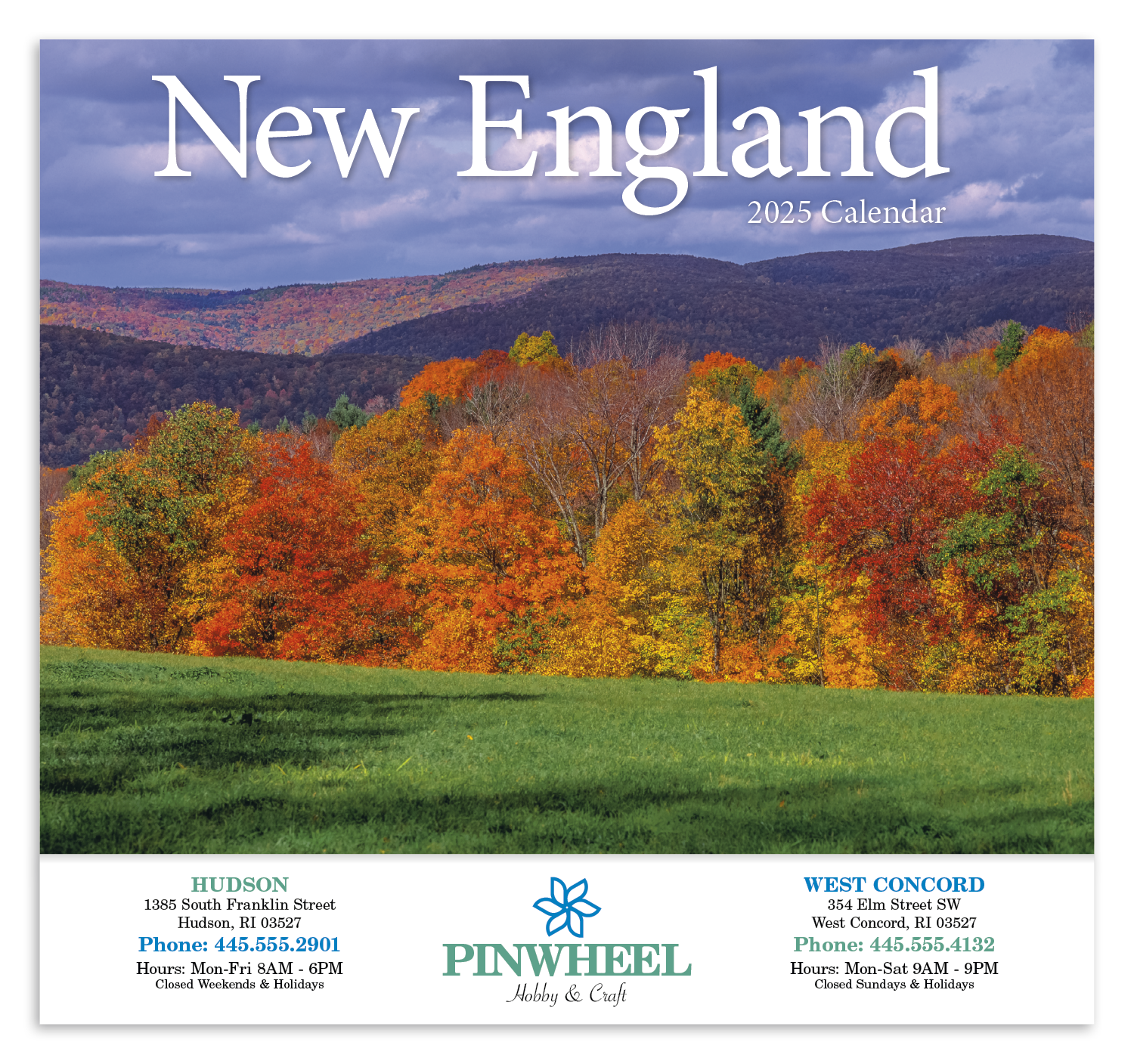 HotLine® Products New England Appointment Calendar - Stapled 24