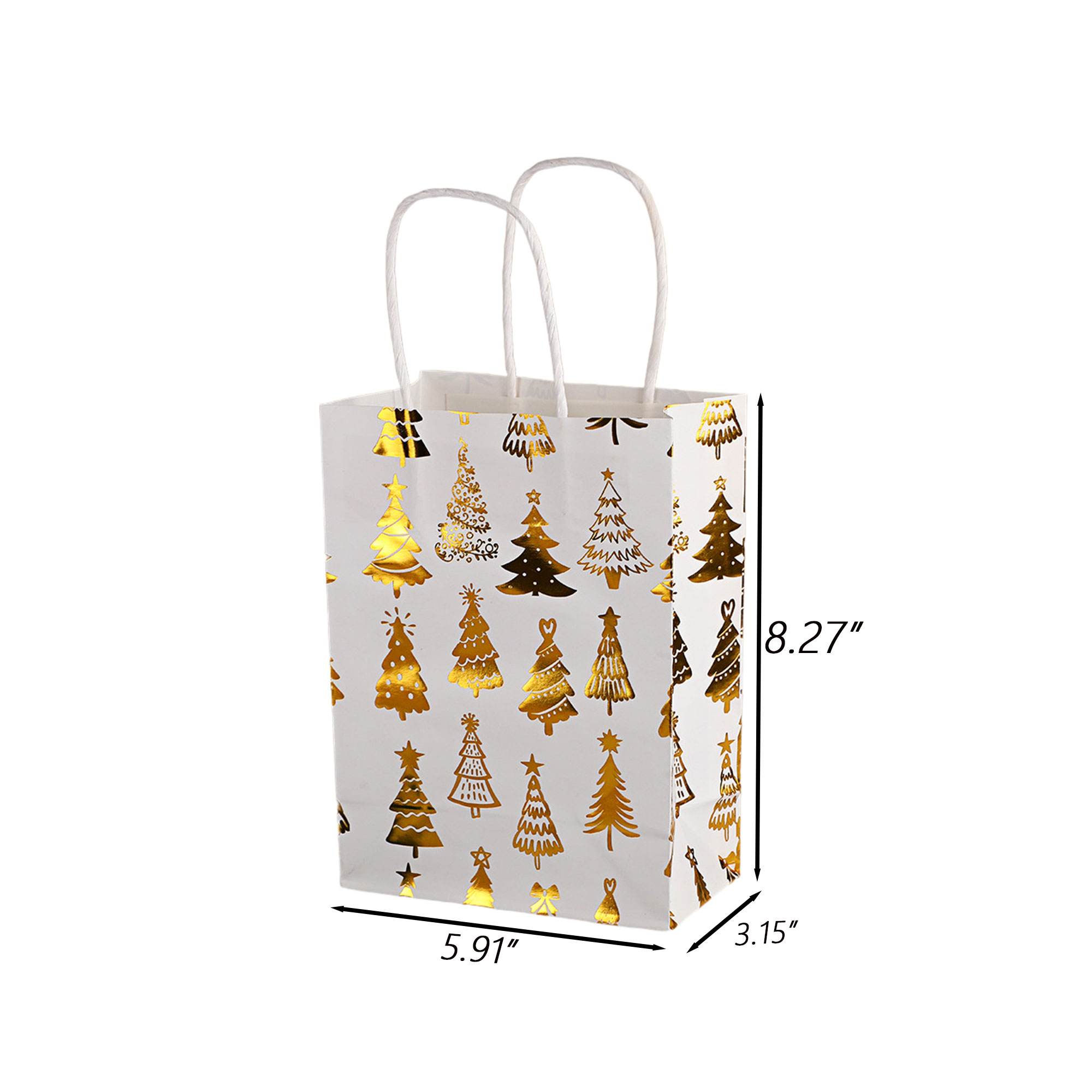 Christmas Gift Wrap Bag with Handles 2