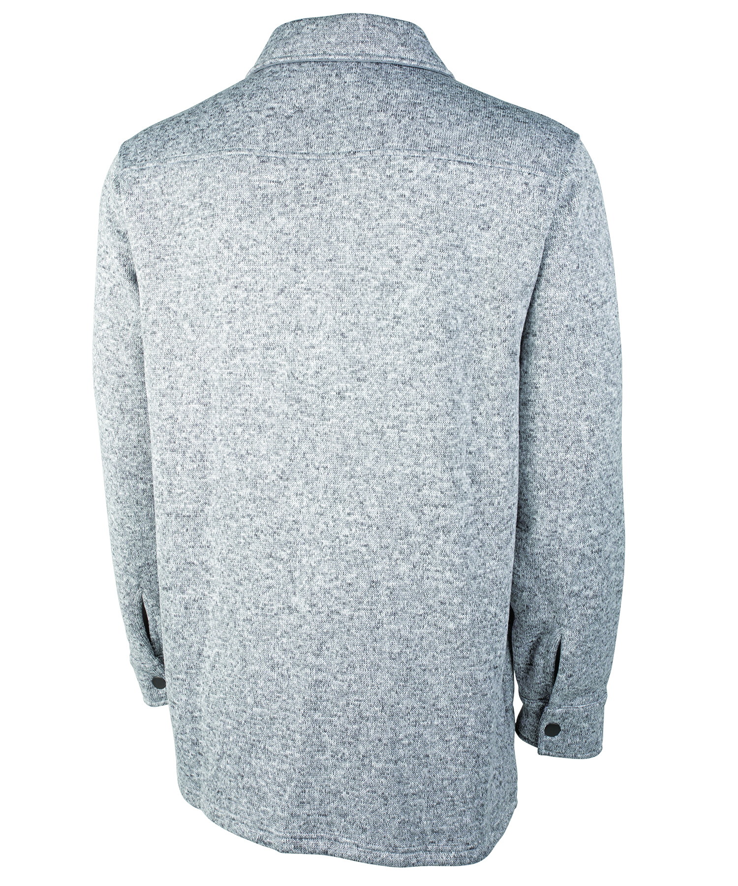 Heathered Fleece Snap Shacket 71