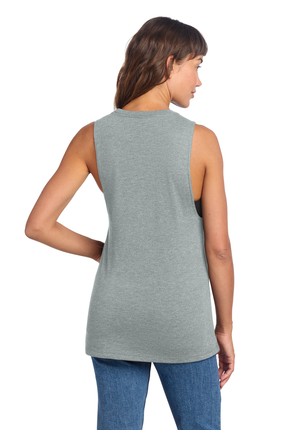 District Women's Perfect Tri Muscle Tank DT153 17