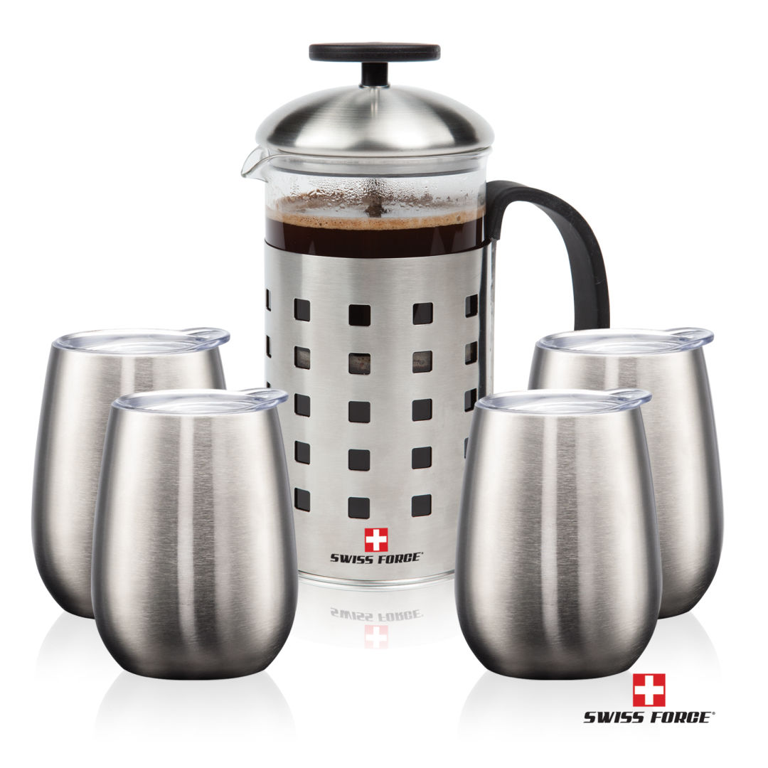 Swiss Force® Coffee Press & Vivaldi Cups 11