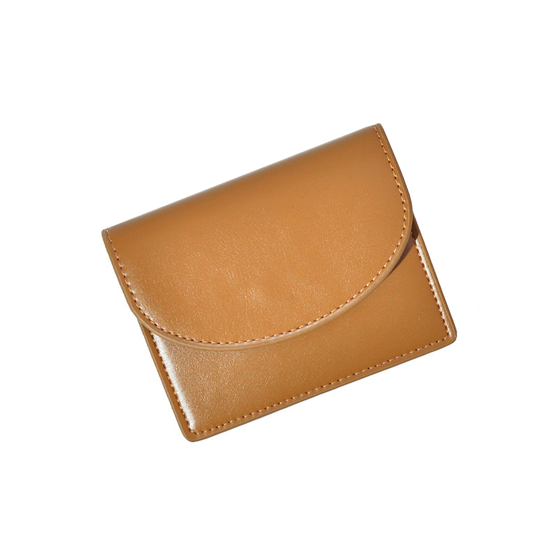 Solid Color Women Short Wallet 2