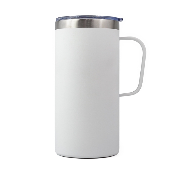20 Oz. SipTek Powder Coated Mug w/Clear Slid Lid 4