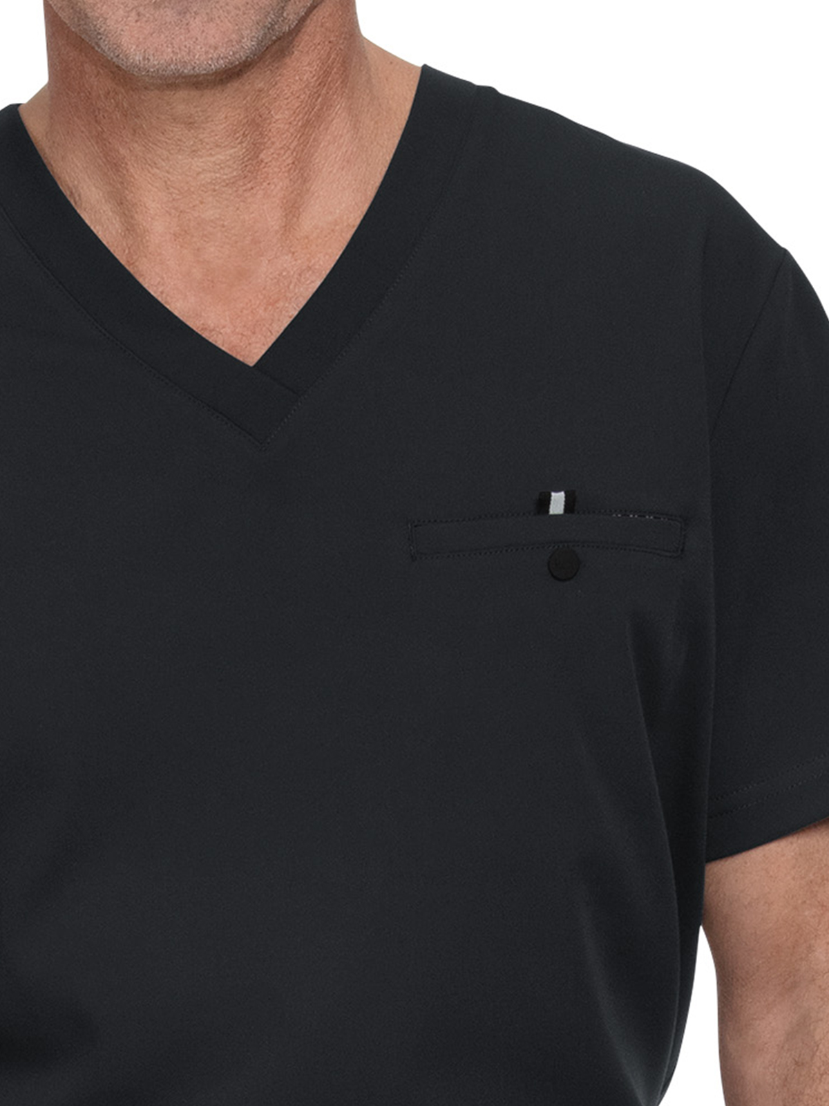 koi - Next Gen - Men's One-Pocket V-Neck Tuck-In On Call Top 24