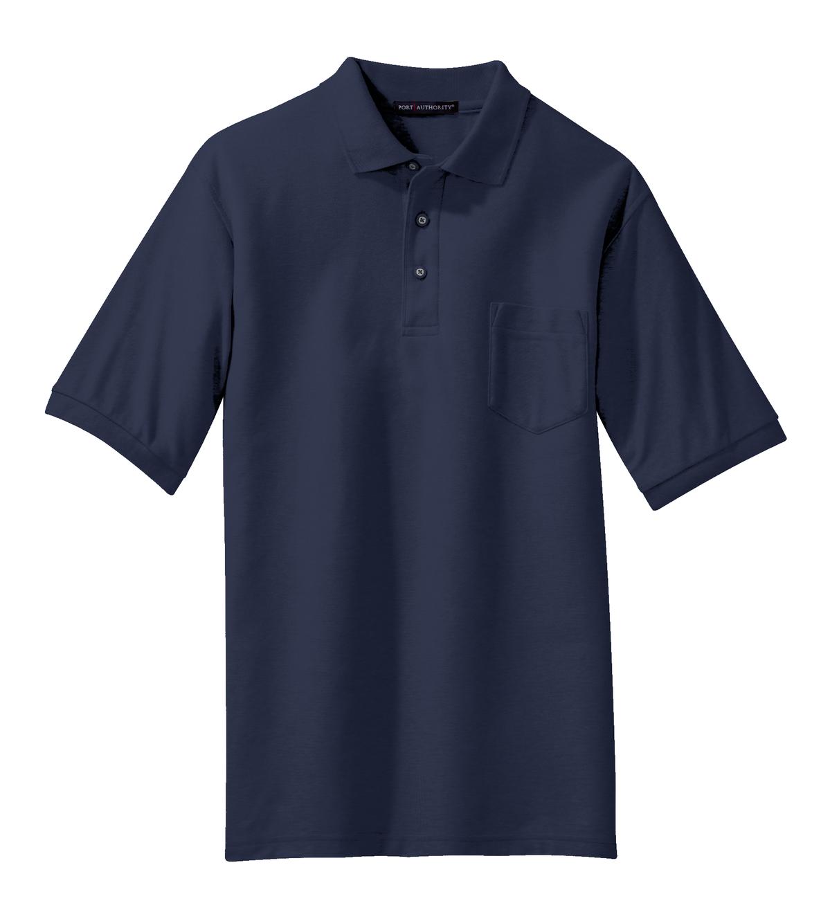 Port Authority Silk Touch Polo with Pocket. K500P 90