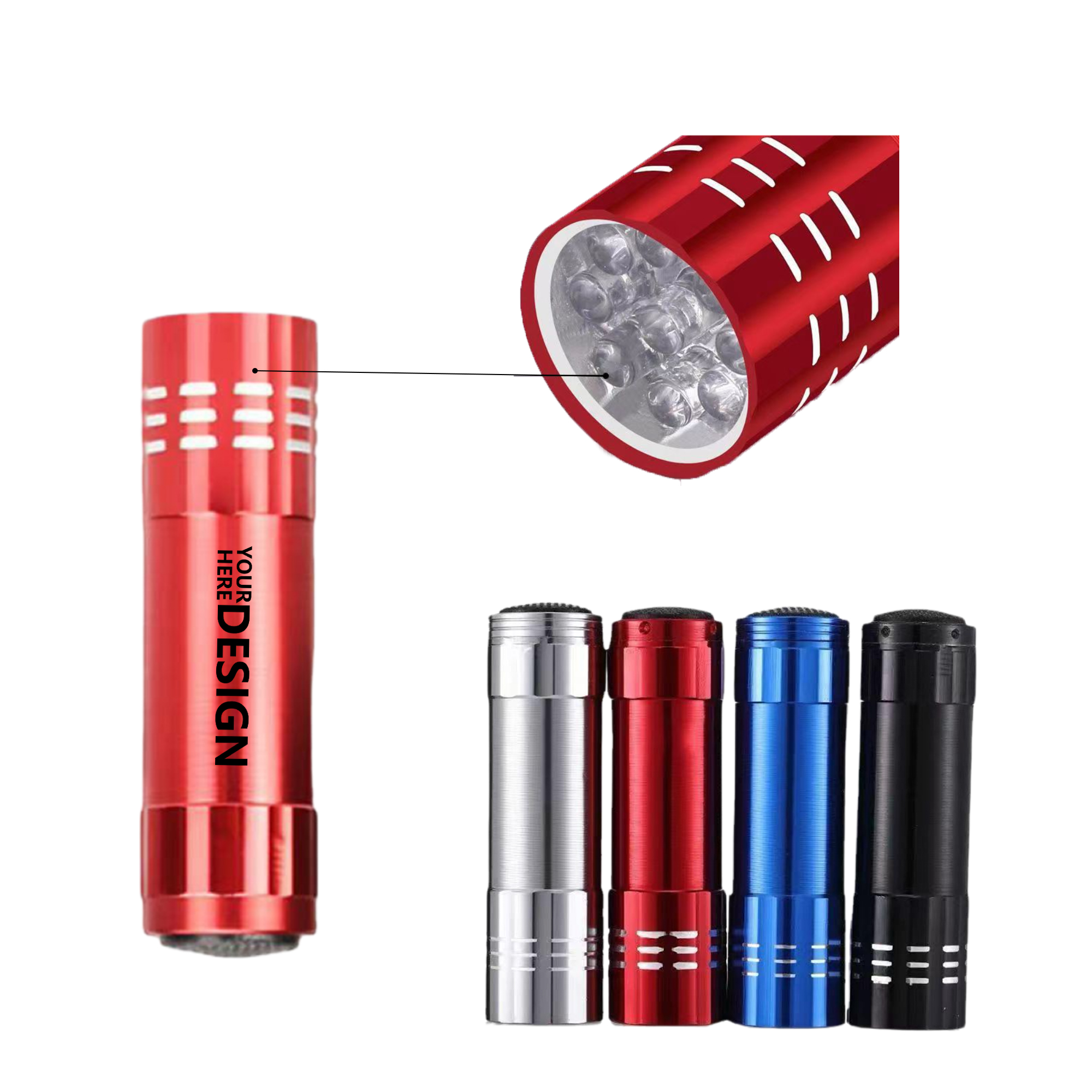Mini LED Aluminum Flashlight 2