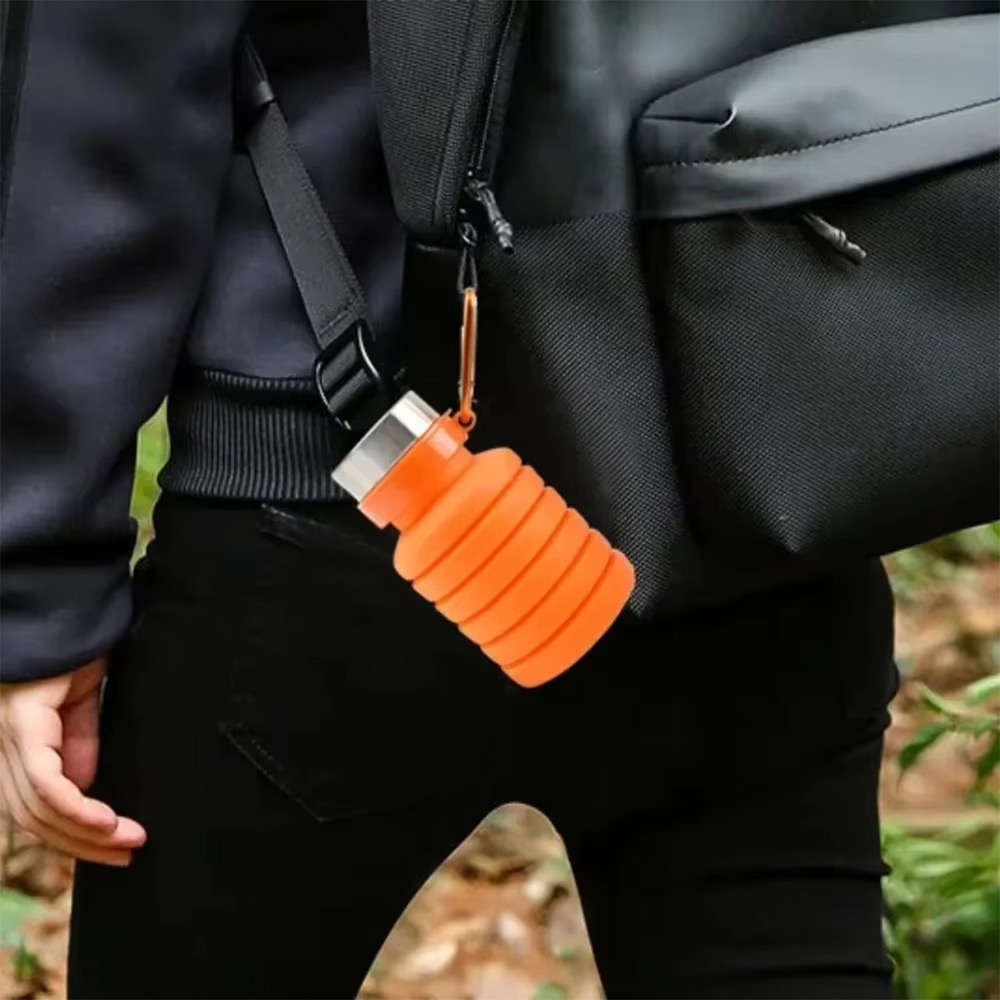 17Oz Collapsible Silicone Water Bottle 5