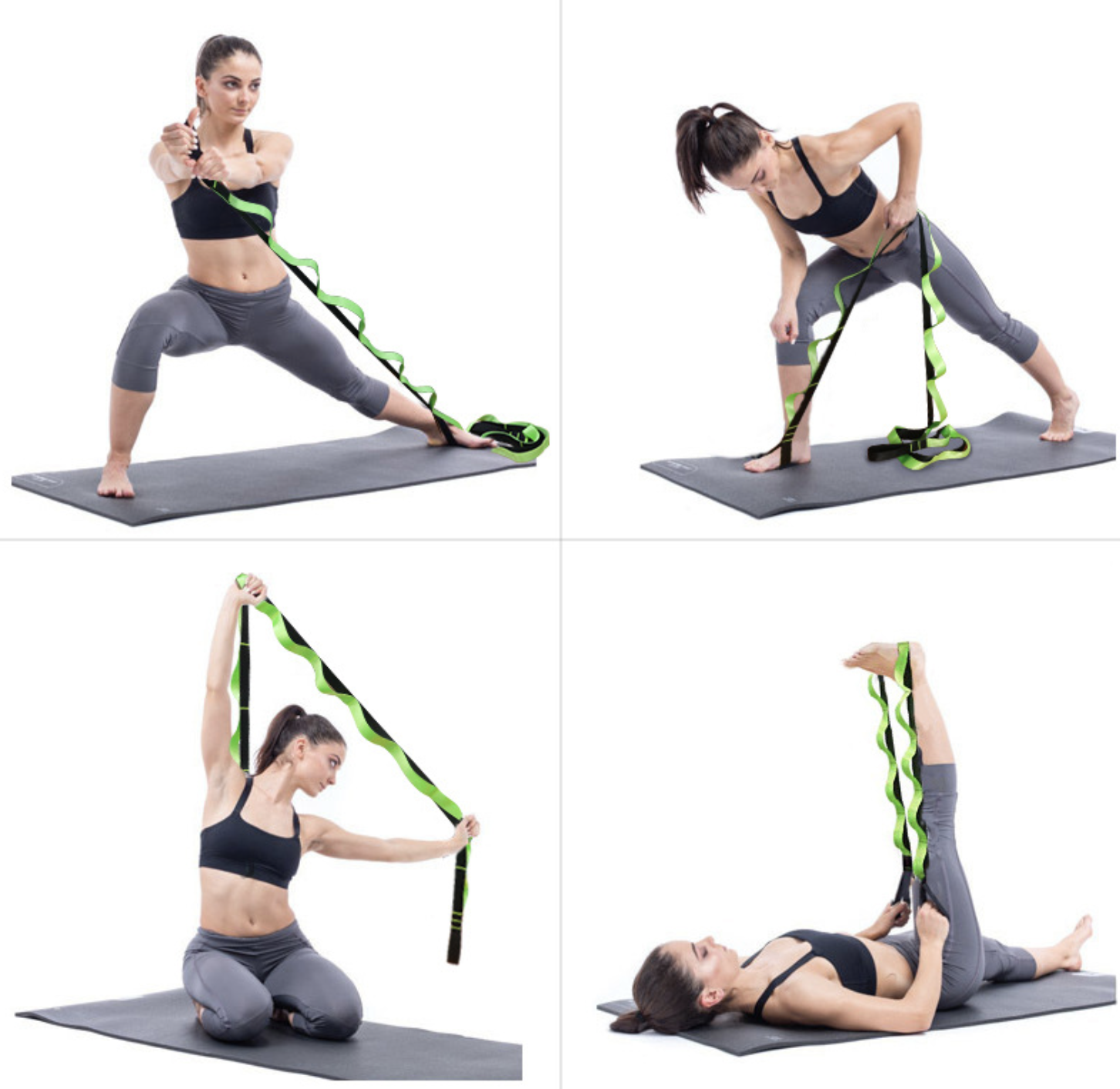 Yoga Strap, Multi-Loop Strap, 12 Loops Yoga Stretch Strap 2