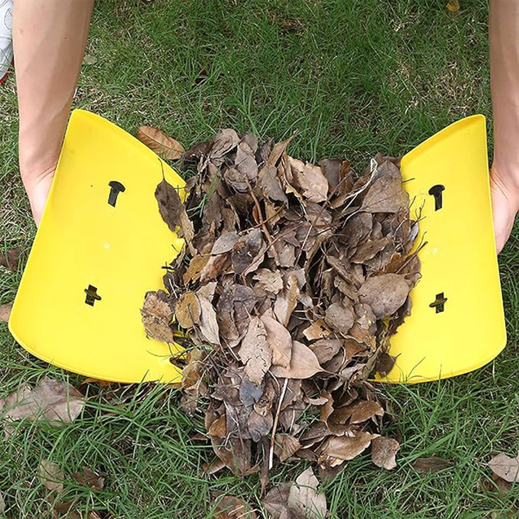 Plastic Leaf Scoops Hand Rakes 3