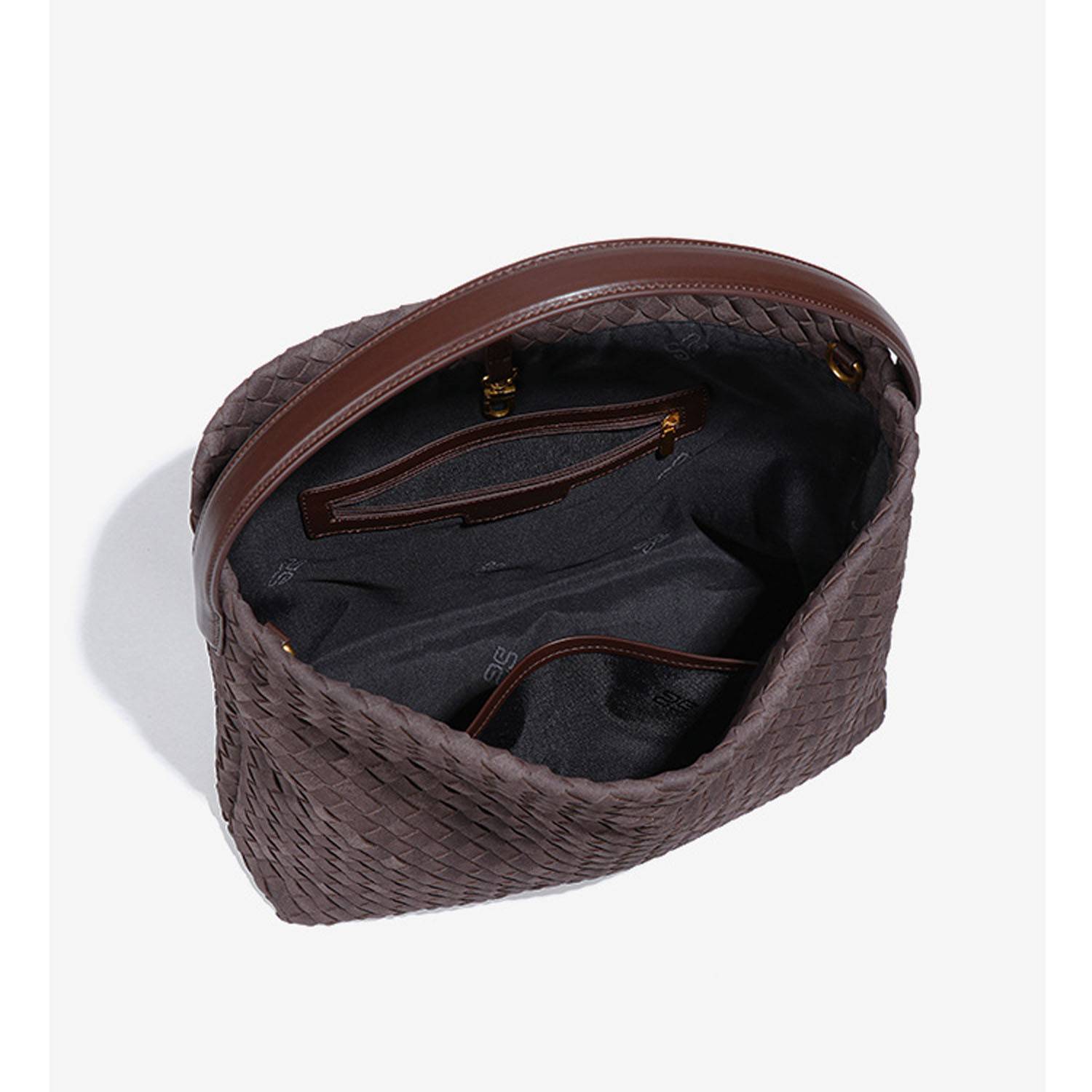 Vintage PU Leather Tote Bag w/ Detachable Strap 7