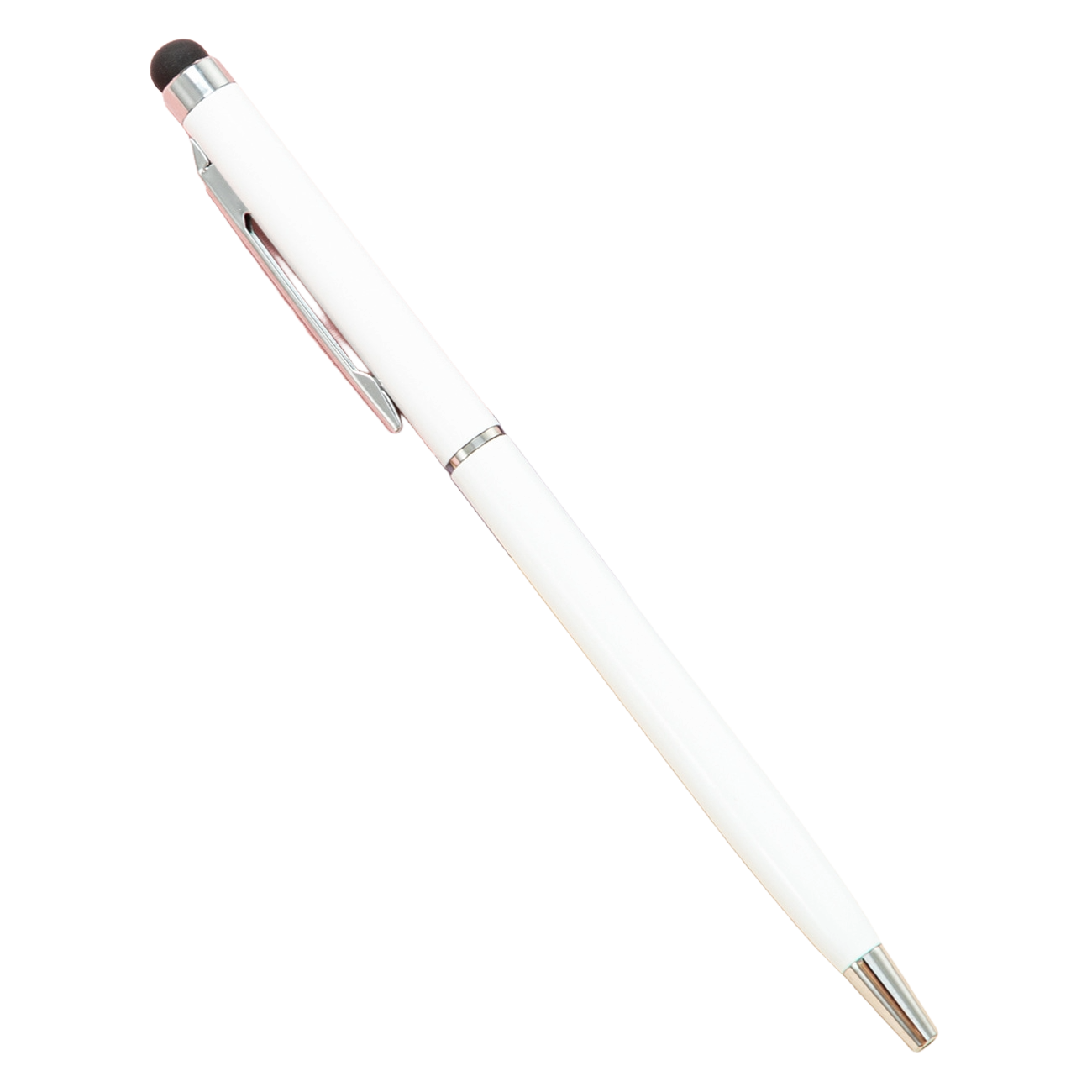 Twist Action Metal Ballpoint Pen W/ Stylus 9