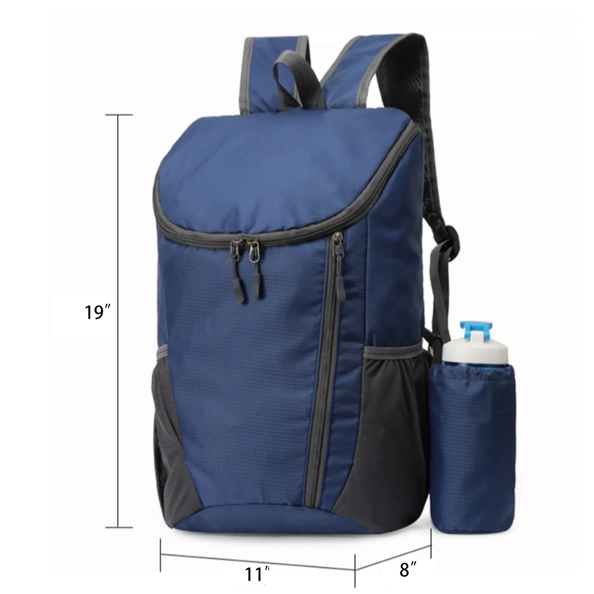 420D Polyester Foldable Shoulder Hiking Bag 4