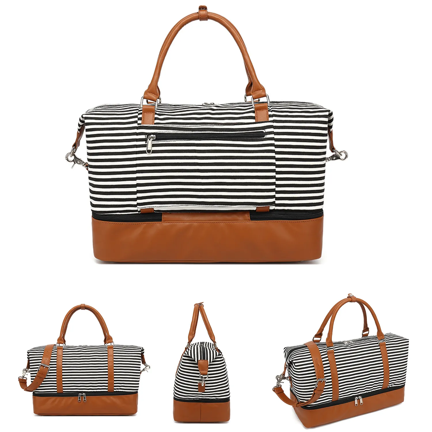 Women Canvas Travel Weekender Bag 2
