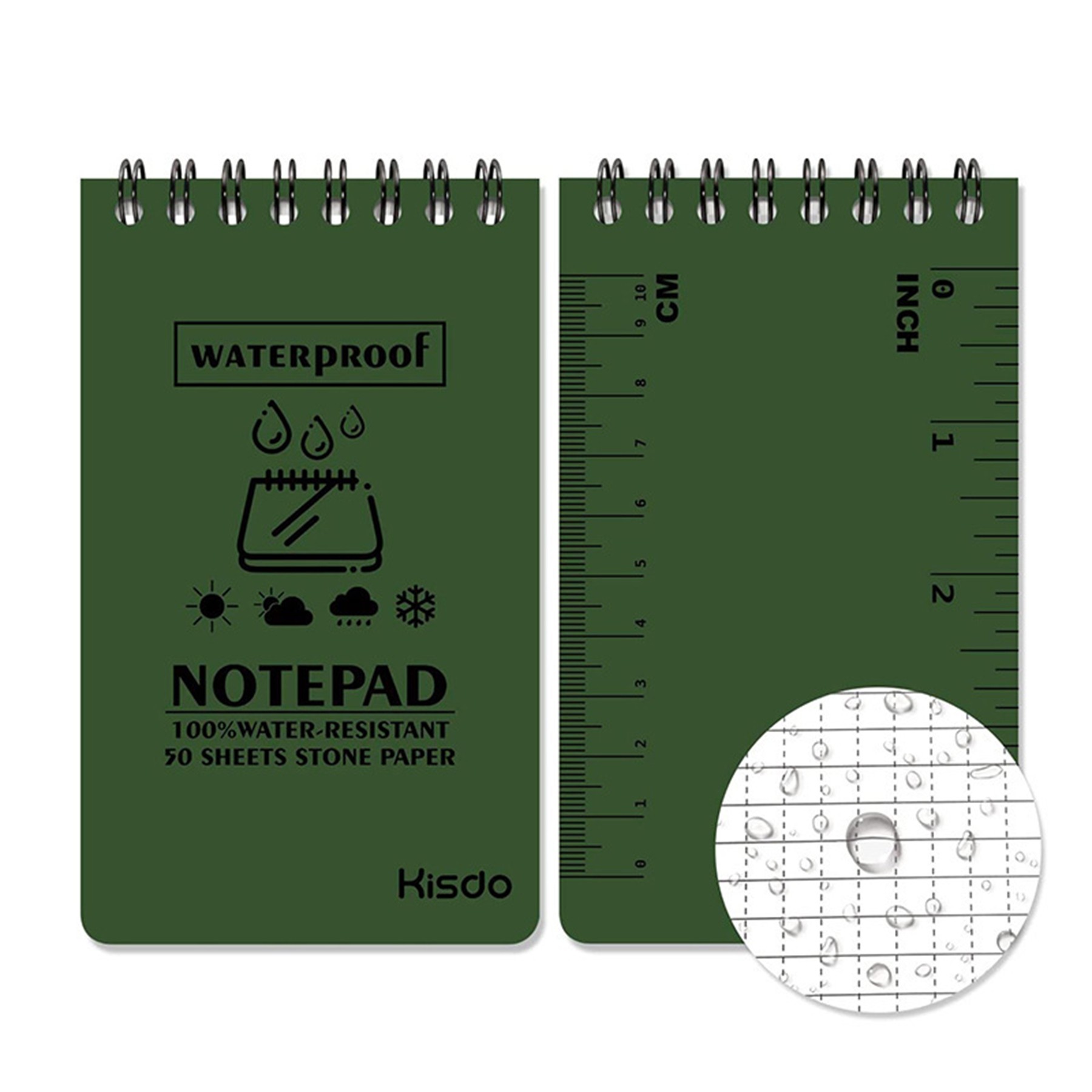 Weatherproof Hard Cover Pocket Notebook 3