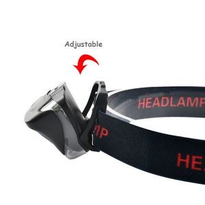 Rechargeable LED Head Flashlight Lamp With Red Lights Elastic Band 6