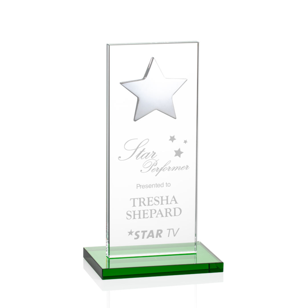 Dallas Star Award - Green/Silver