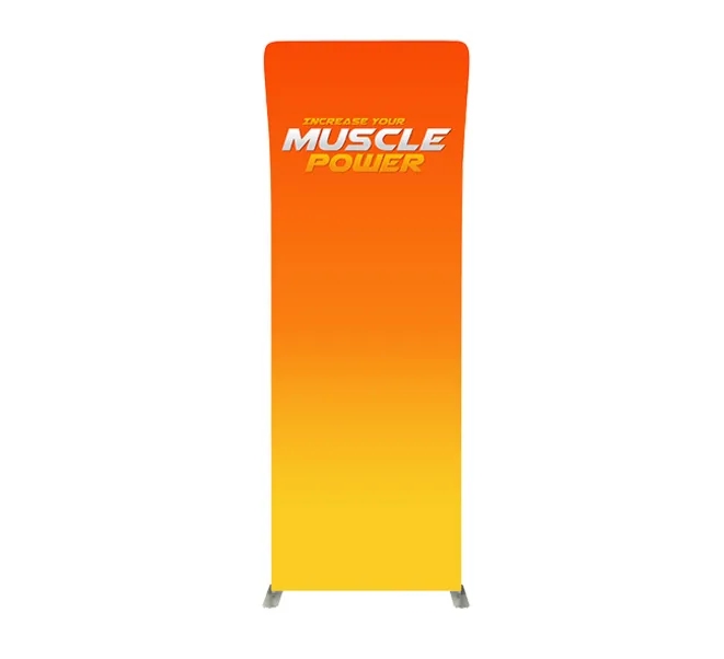 20ft Inline Trade Show Booth – Premium Backwall Display with Counters & Storage 2