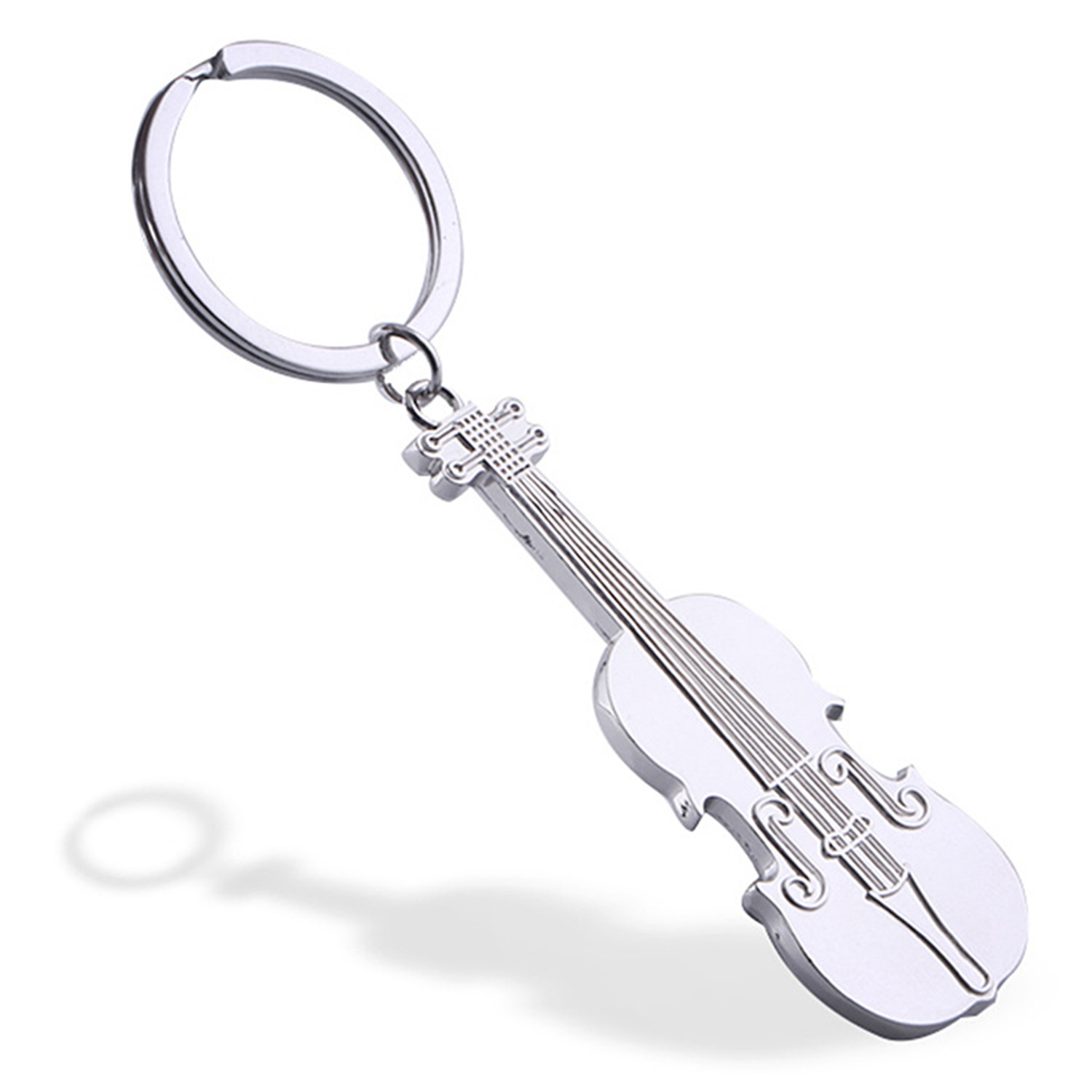Popular Metal Violin Music Instrument KeyChain 2