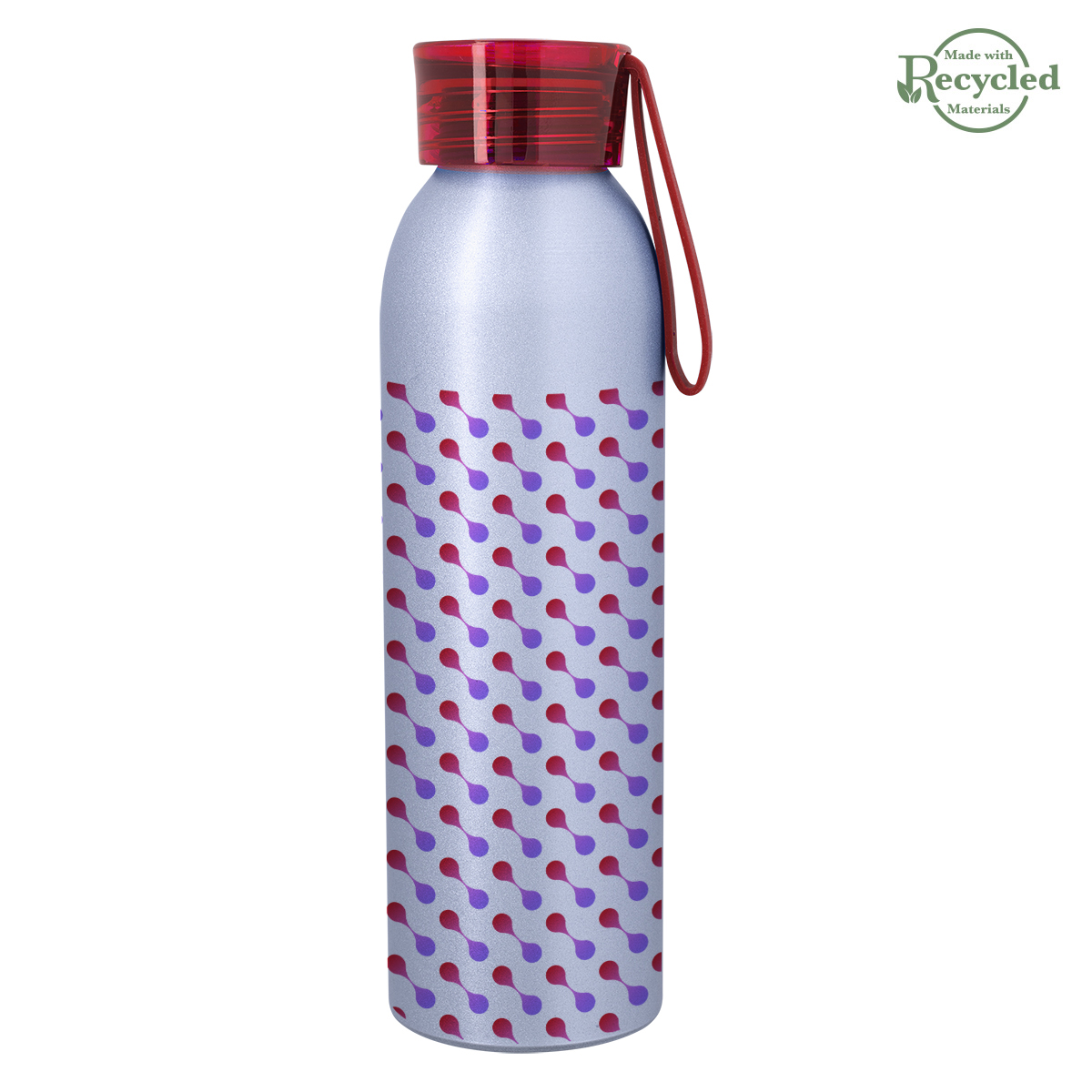 22 Oz. Full Color Darby Recycled Aluminum Bottle, custom water bottle with logo imprint 18