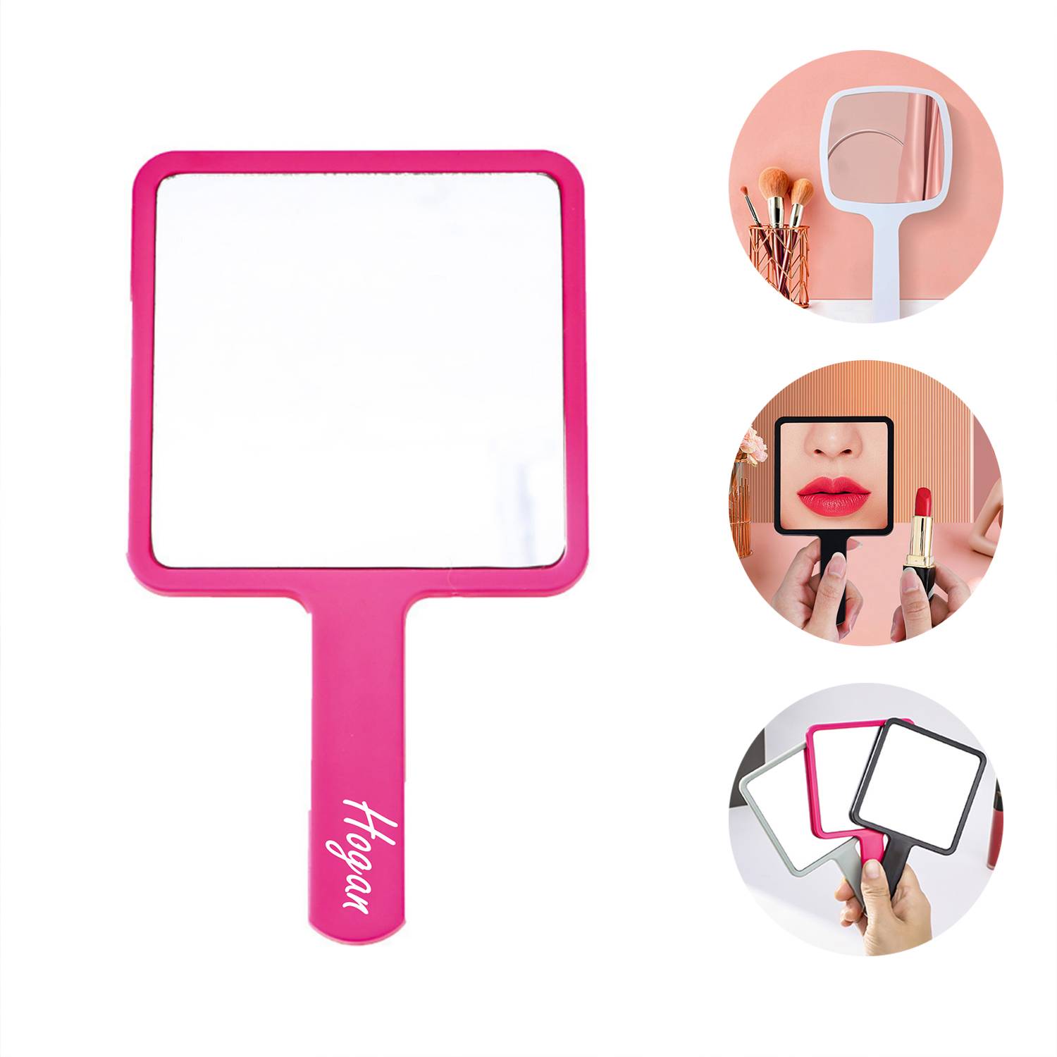 Square Handle Is Portable And Compact Portable Mirror
