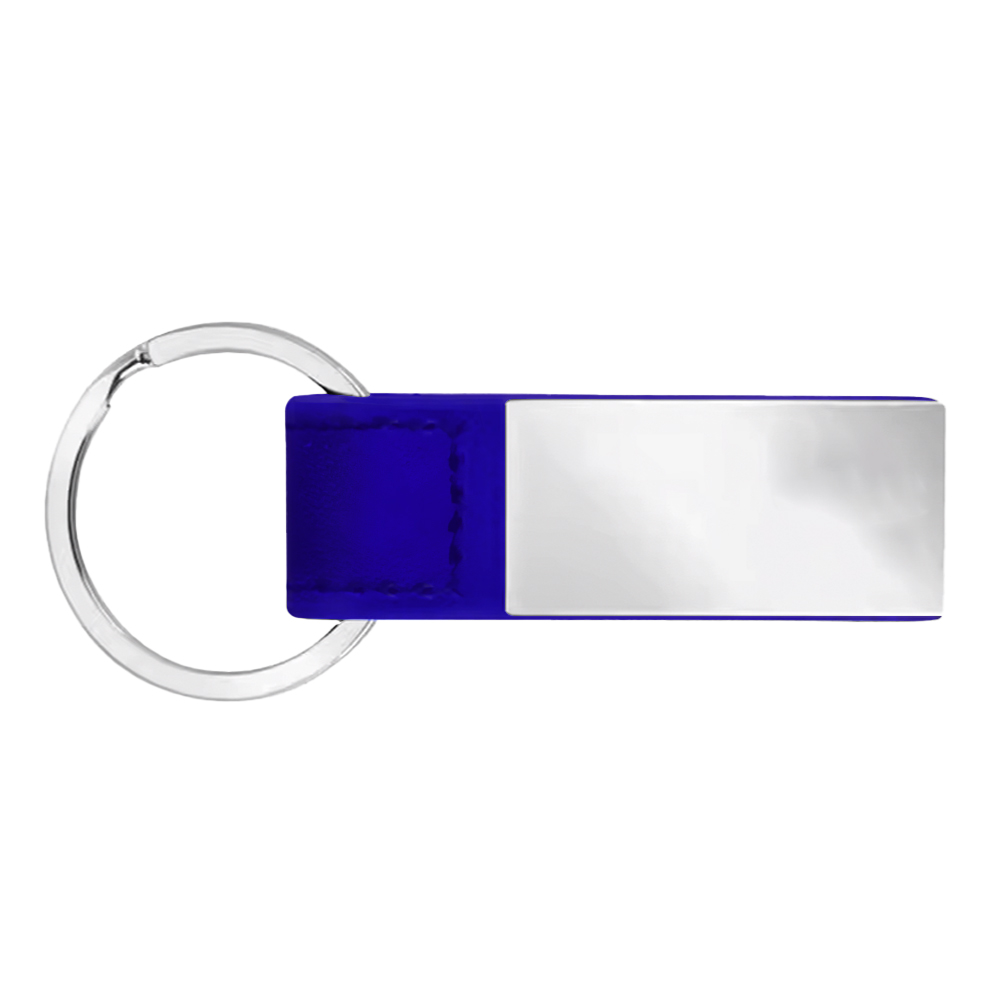 SleekPlate Leather & Metal Key Fob 16