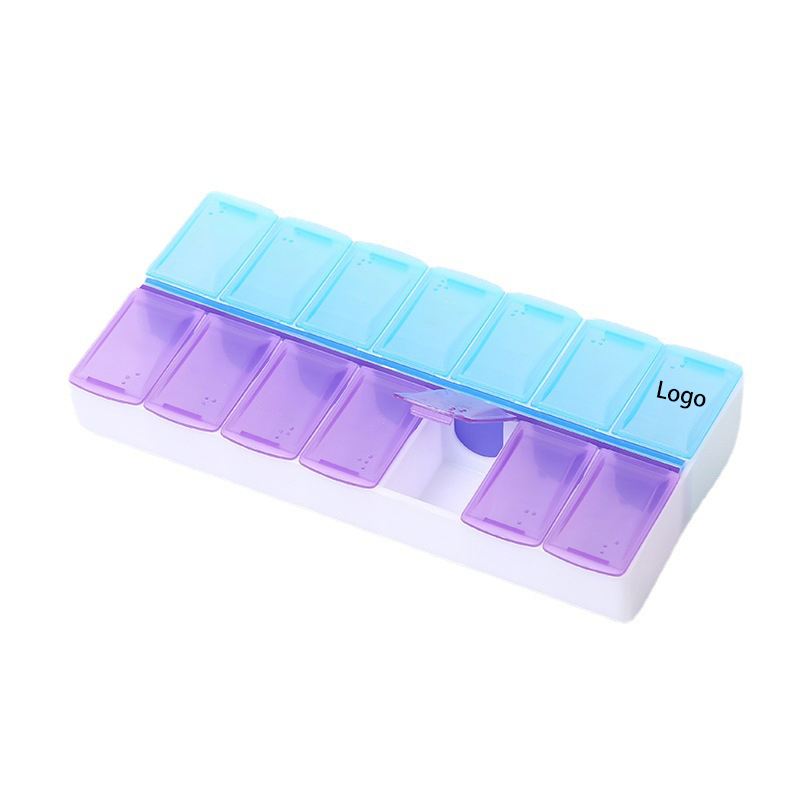 14 Compartments Weekly Pill Organizer 6