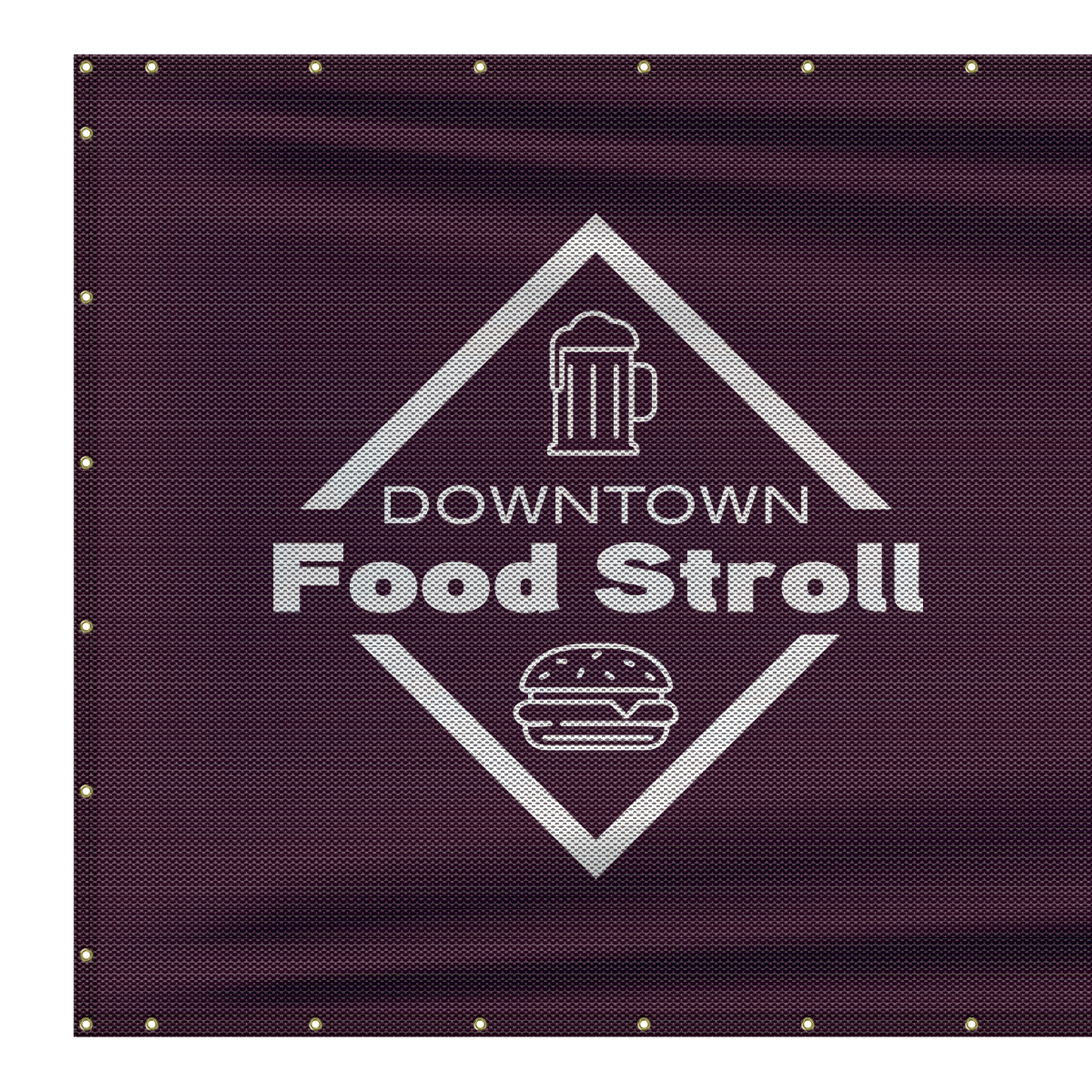 6' x 48' Premium Polyester Mesh Banner 13