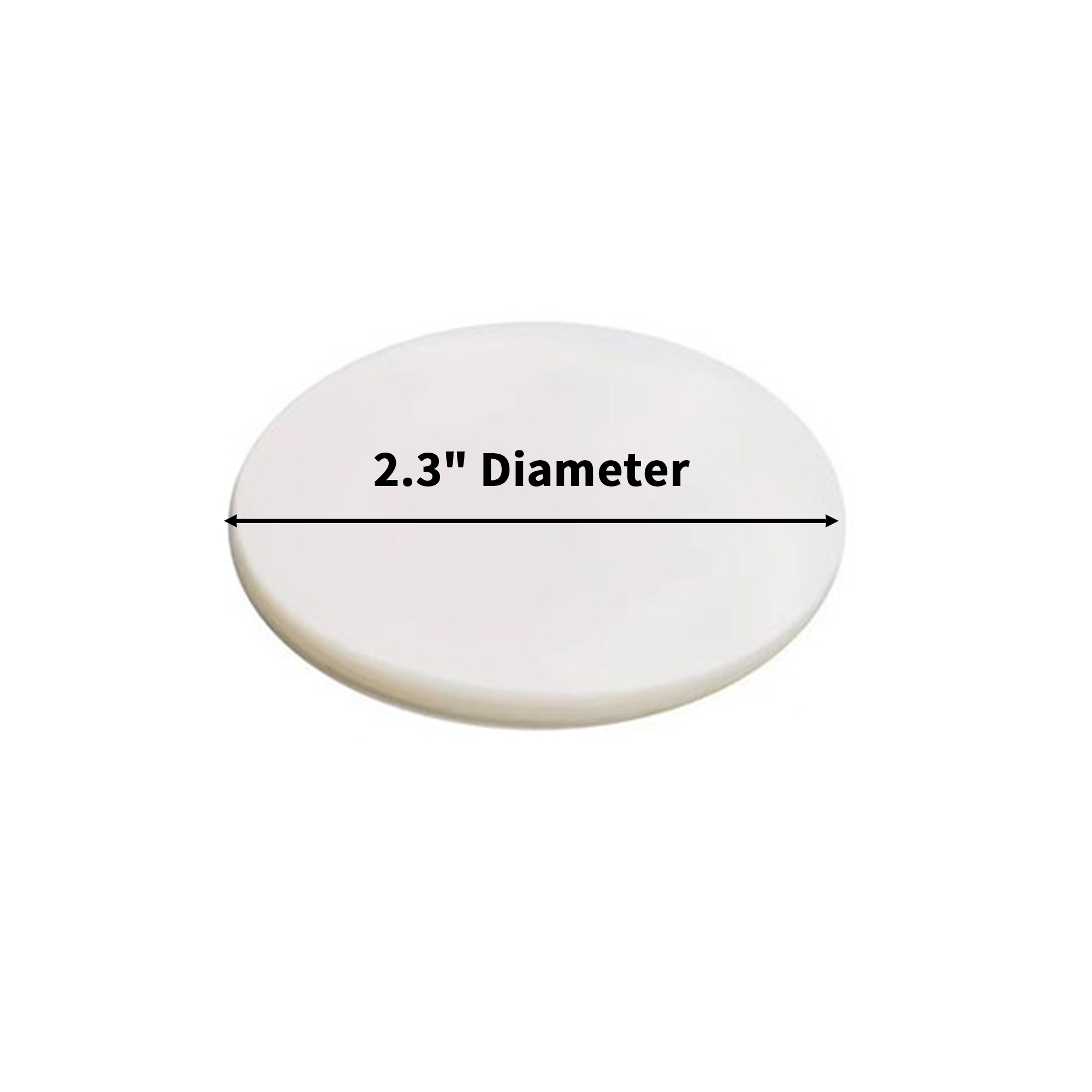 2.3" Round Tinplate Plastic Badge Pin Full Color Custom 3