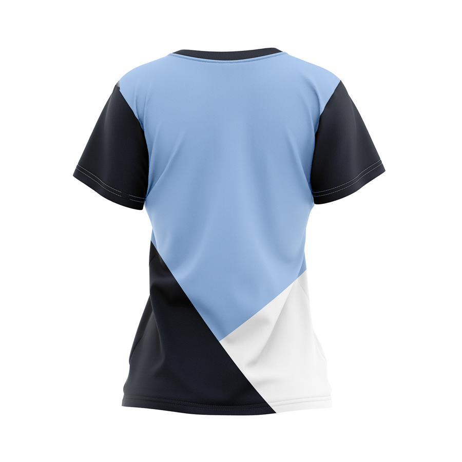 Women's Sublimation 160G Honeycomb Short Sleeve T-Shirt 4