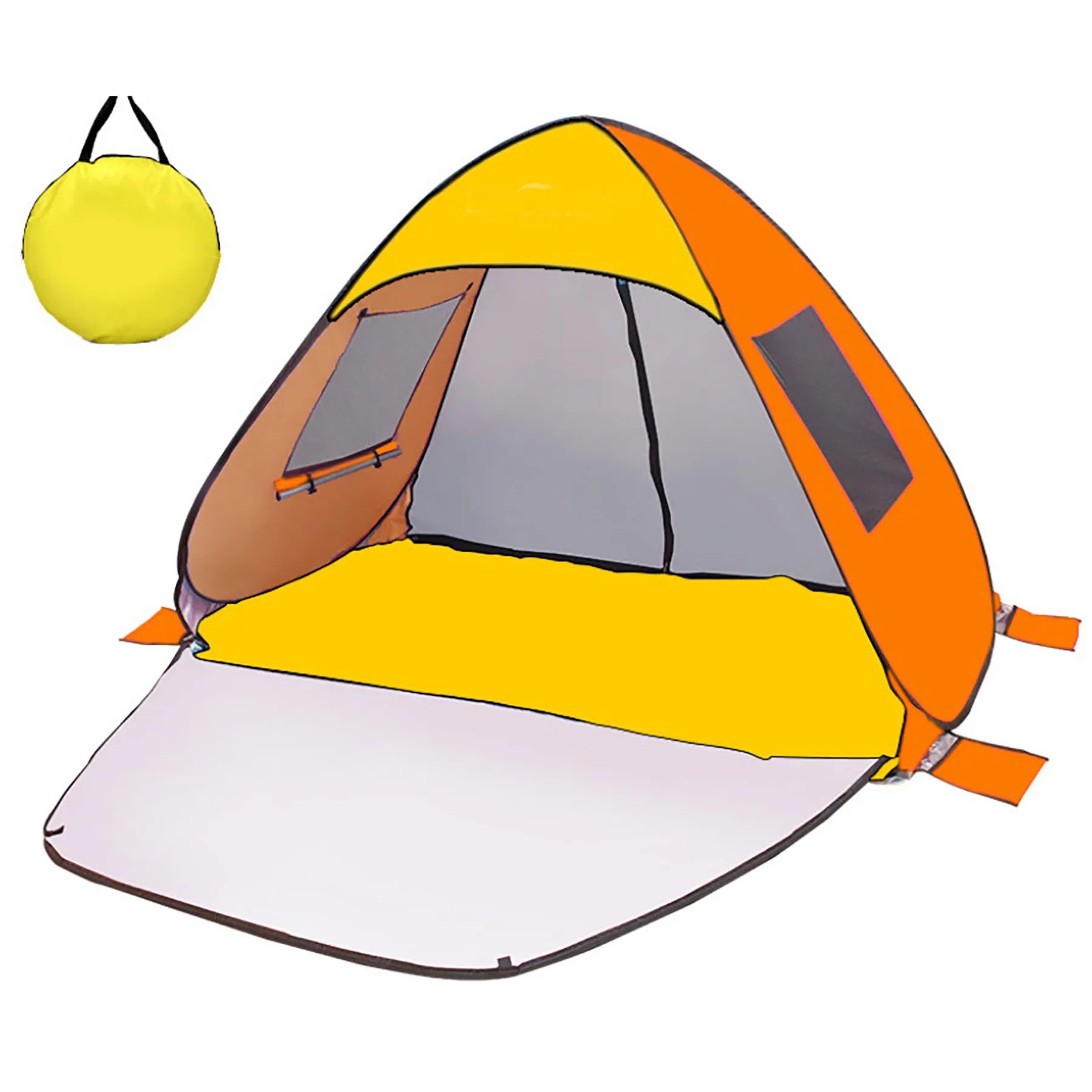 Portable Pop Up Beach Tent 6