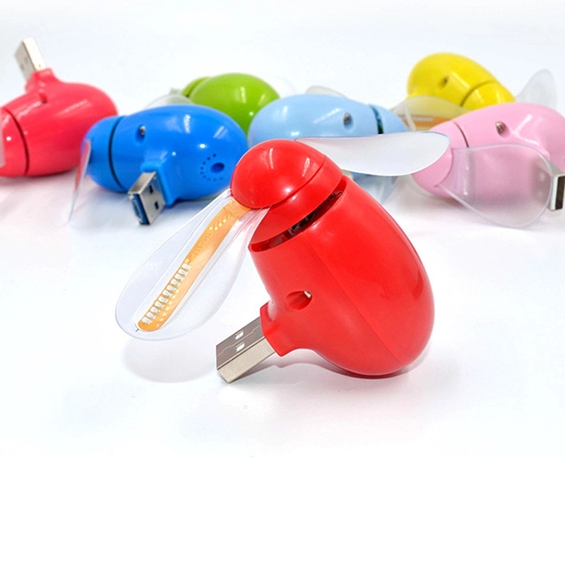 Flashing Logo LED MINI Fan 2