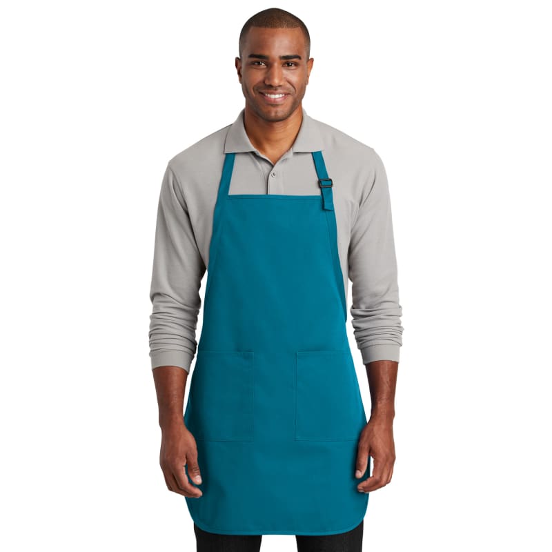Port Authority Full-Length Two-Pocket Bib Apron. 27