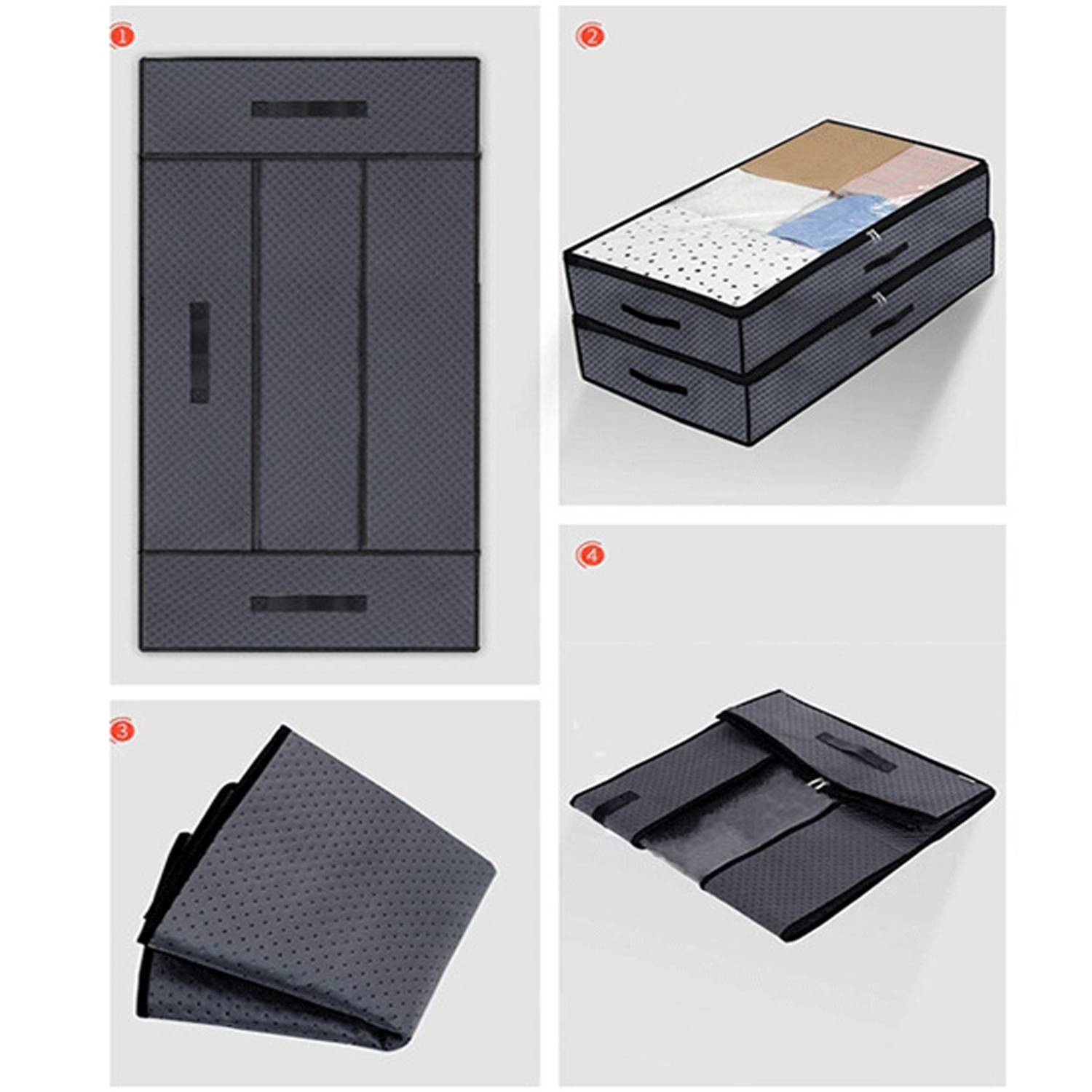 Thickened Non-Woven Fabric Blanket Clothing Storage Bag 4