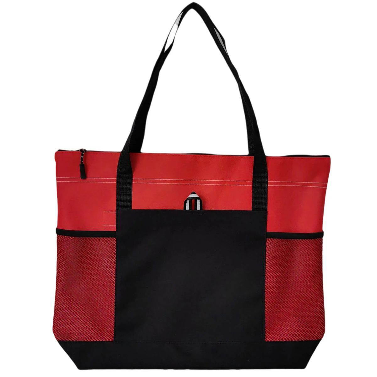 Zippered Polyester Tote for Office or Errands 3