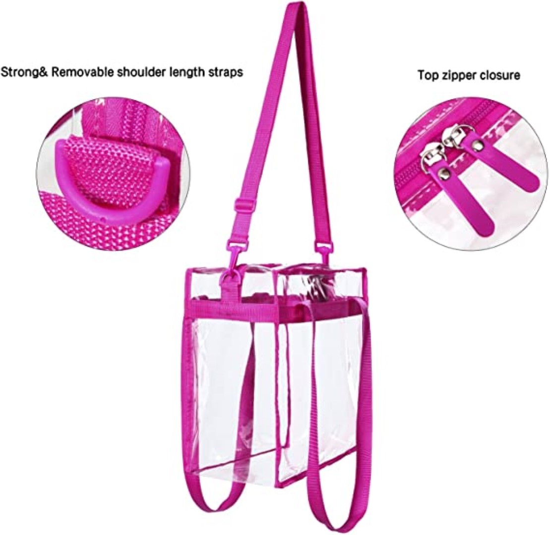 TranWTarent cosmetic tote bag 6