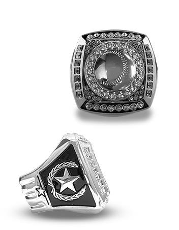 Softball Championship Ring Silver 2