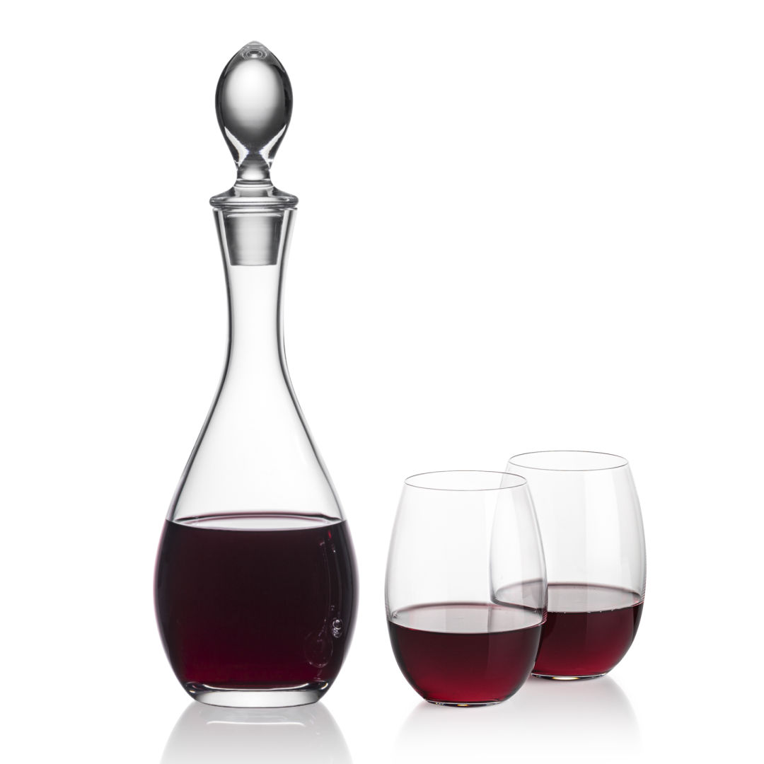 Malvern Decanter & Carlita Stemless Wine 2