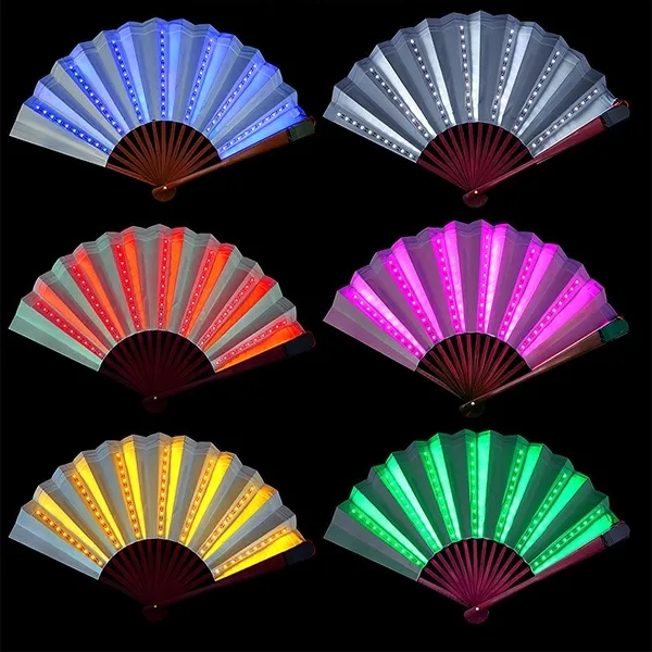 Led Luminous Folding Fan 1