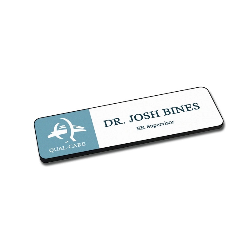 Custom Ultra Vivid Recycled Wood Name Badges 15