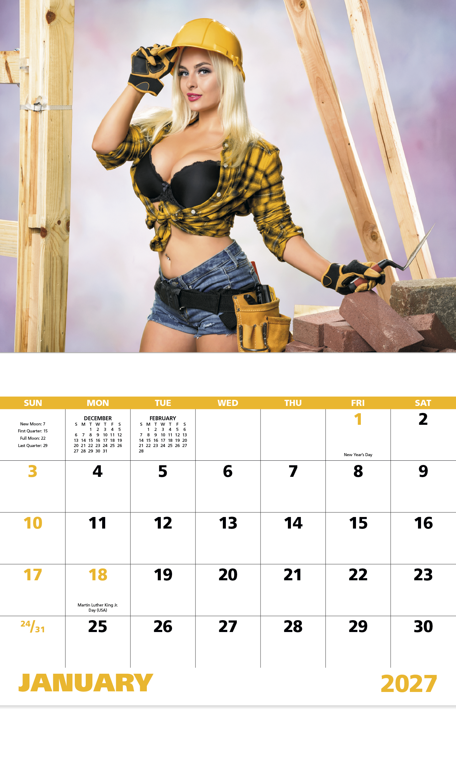 Good Value™ Fantasy Builders - Stapled Calendar 32
