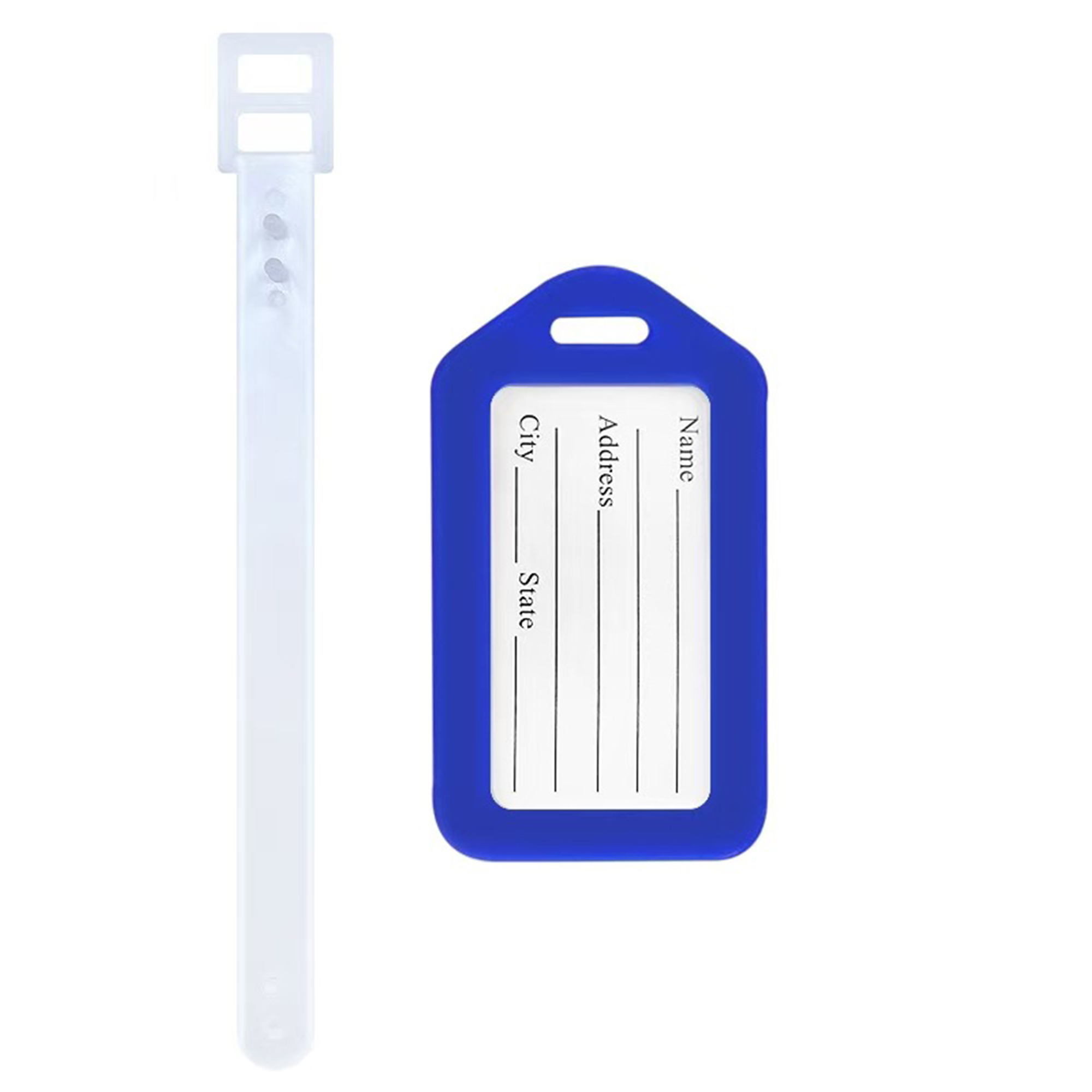Durable Plastic Luggage Tag With ID Card 12