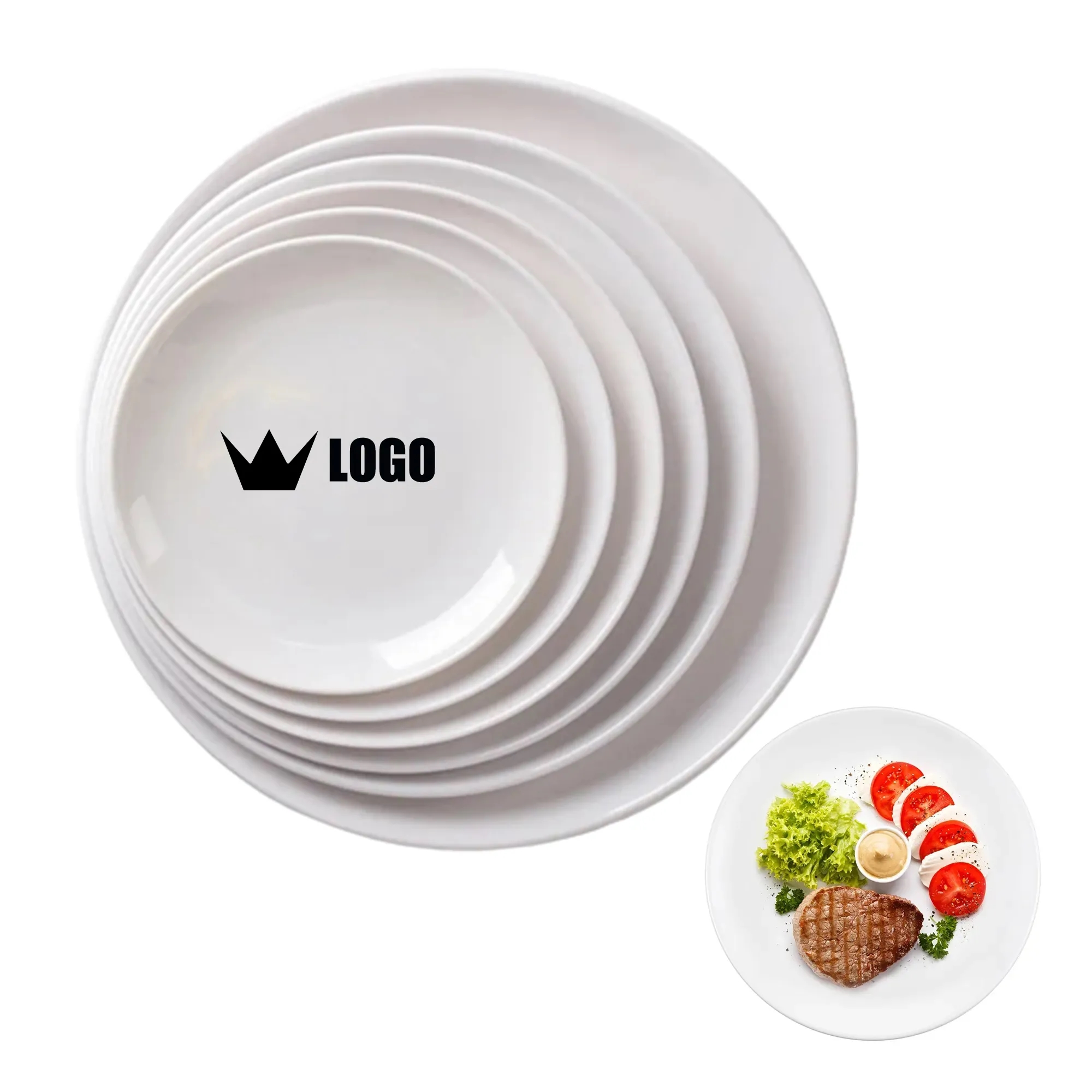 8" Melamine Plates
