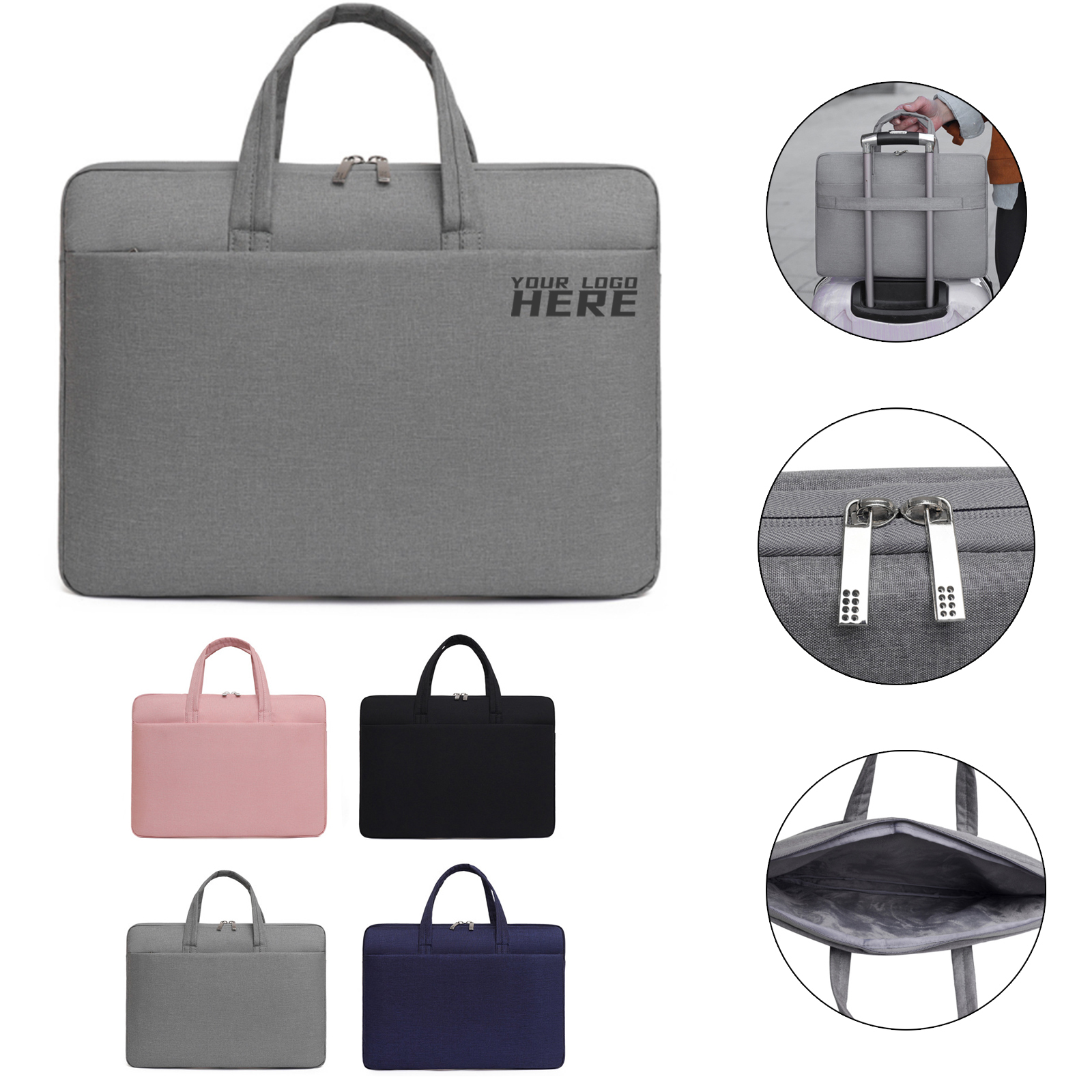 Lightweight Business Laptop Shoulder Bag  2
