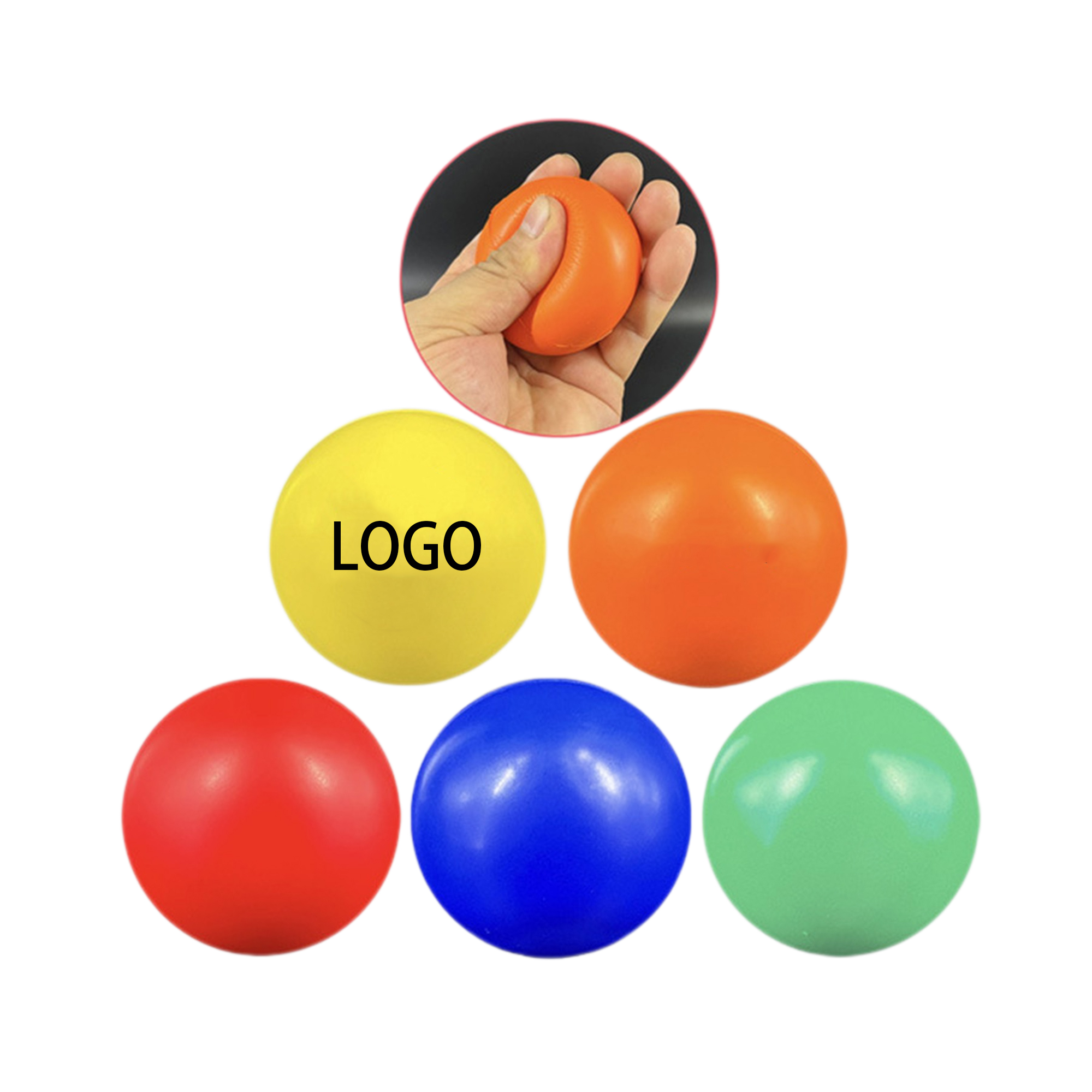 PU Foam Decompression Ball MOQ 50pcs 1