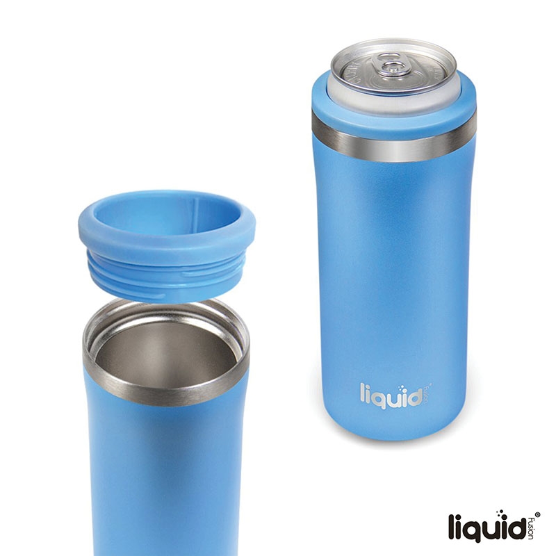 Liquid Fusion® 12 oz. Double Wall, Stainless Steel Skinny Can Cooler 64